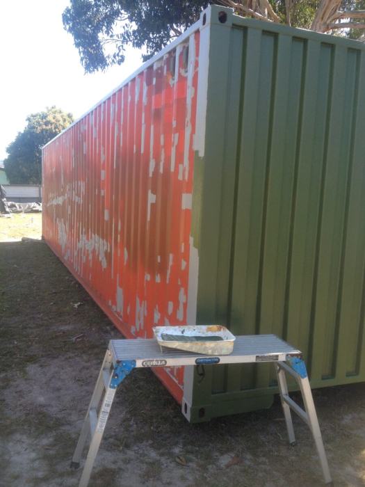 Once primed, everything gets "Isle of Pines" green to match the scribbly gum leaves